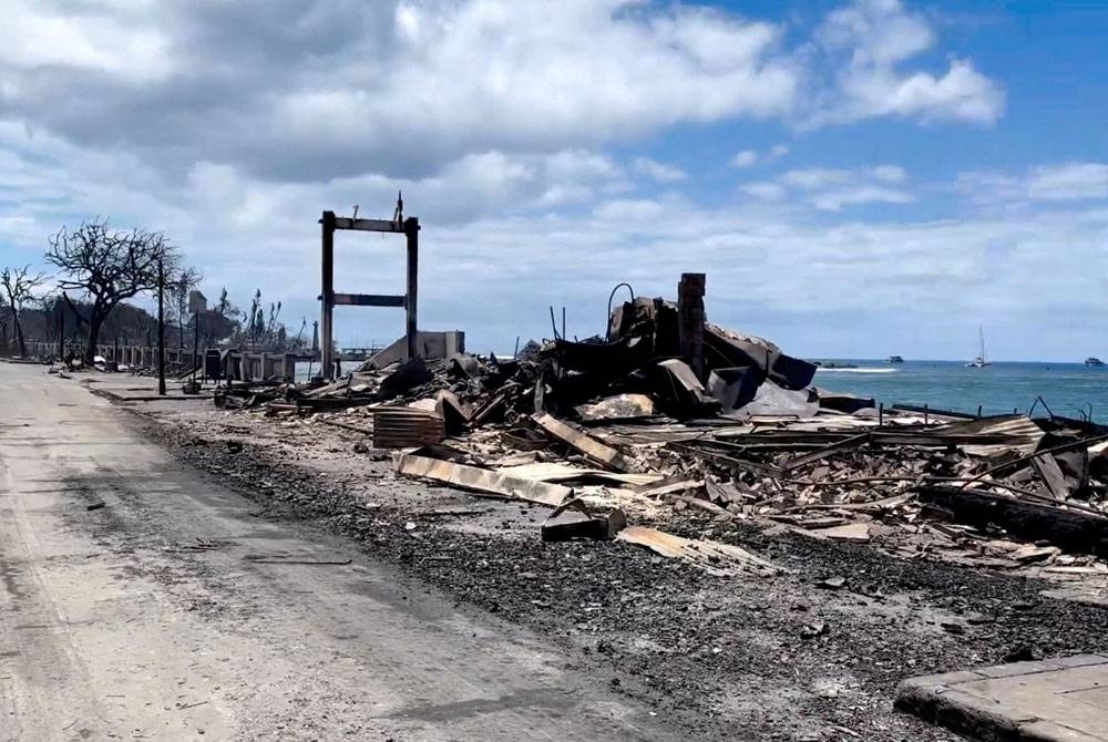 Kesan akibat kebakaran hutan di Lahaina, Maui, Hawaii Selasa lalu - Foto: Reuters