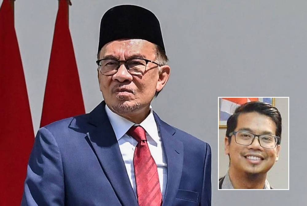 Anwar Ibrahim. Gambar kecil: Mohd Iskandar