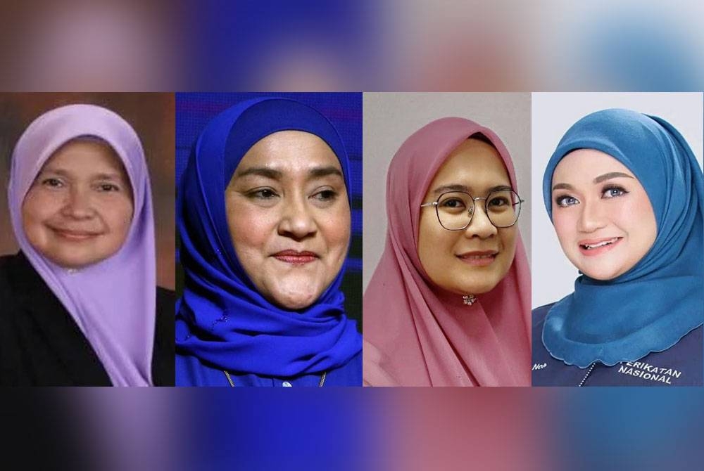 Gambar dari kiri: Dr Hafidzah, Bibi Sharliza, Wan Rohila, Nurul Syazwani