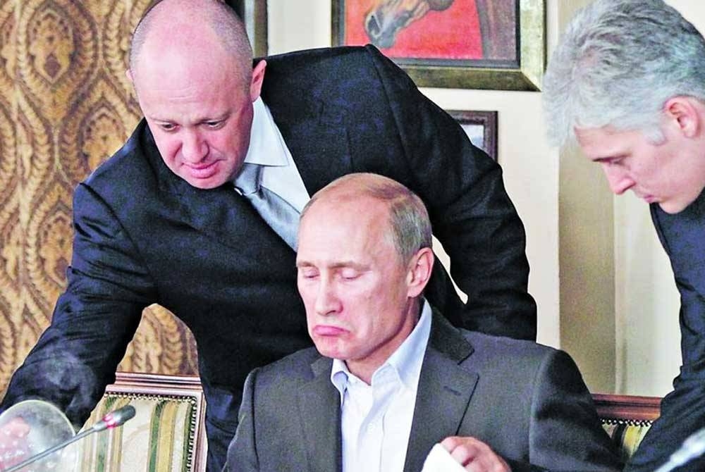 Prigozhin (kiri) pernah menjadi sekutu rapat Putin sebelum ketua kumpulan
askar upahan Wagner itu mencetuskan kemarahan Presiden Rusia tersebut susulan pemberontakan singkat pada Jun lalu.