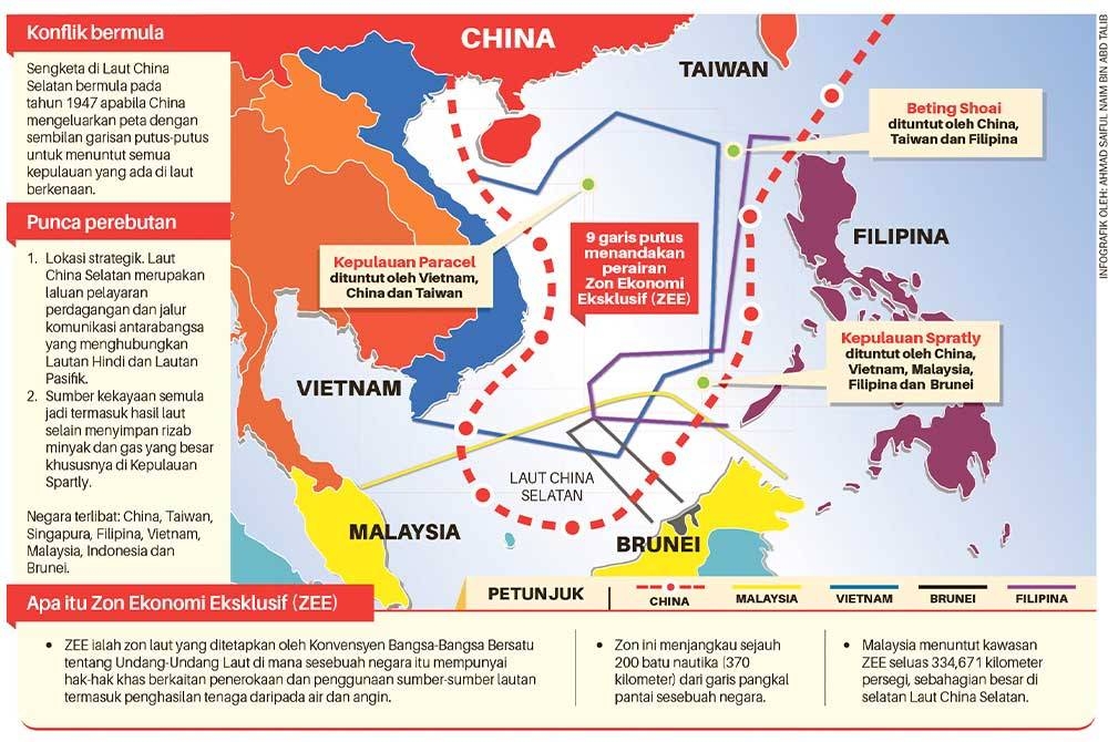 Isu tuntutan China di Laut China Selatan bukanlah perkara baharu.