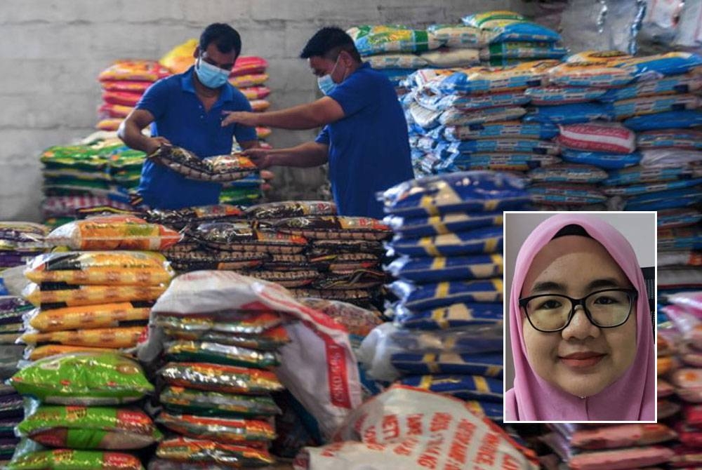 Fomca menyarankan kerajaan supaya dapat terus meningkatkan pengeluaran beras tempatan dari 65 peratus kepada 100 peratus. Gambar kecil: Nur Asyikin