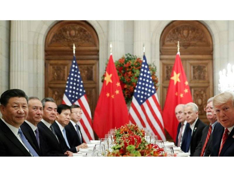 Trump dan Xi Jinping serta delegasi masing-masing menghadiri jamuan makan malam di sidang kemuncak G20. - Foto Reuters 