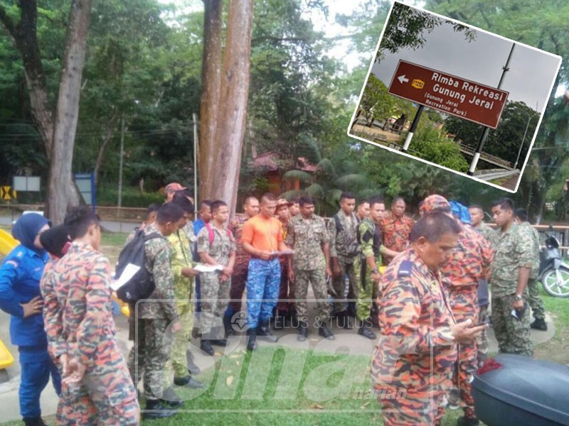 Tentera hilang di Gunung Jerai