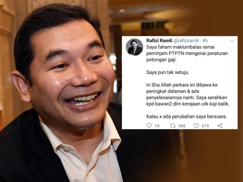 Paparam skrin ciapan Rafizi, semalam.