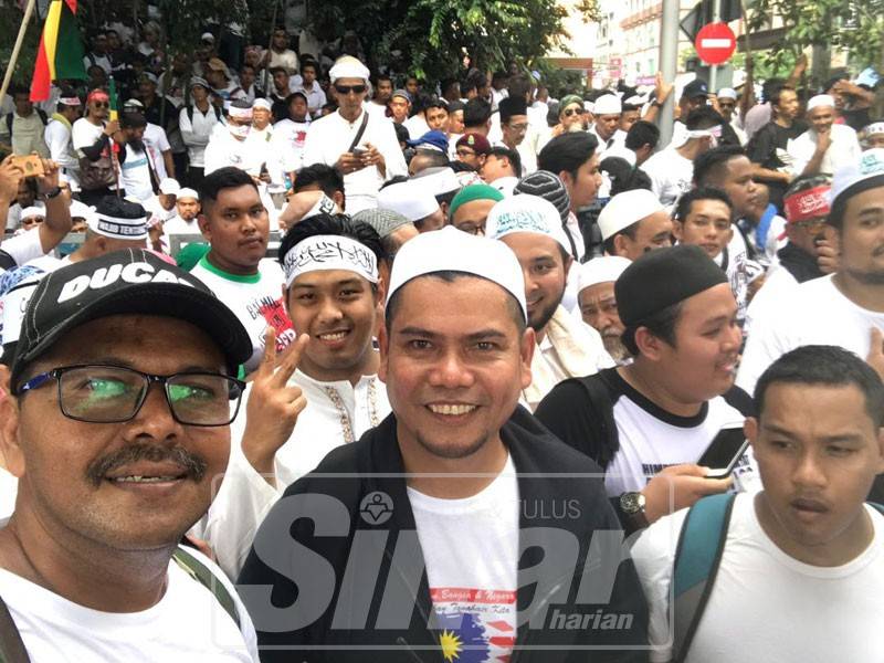 Jamal yang menyertai himpunan itu, semalam
