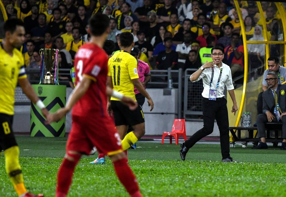 Cheng Ho (tengah) yakin pemain Harimau Malaya mampu menghasilkan keputusan positif menjelang aksi final kedua Piala AFF Suzuki 2018 di Hanoi, Sabtu ini.