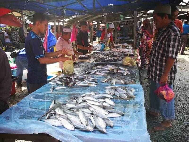 Tiada kenaikan harga ikan dikesan di pasar minggu Rusila pagi ini malah lebih rendah berbanding beberapa lokasi lain.