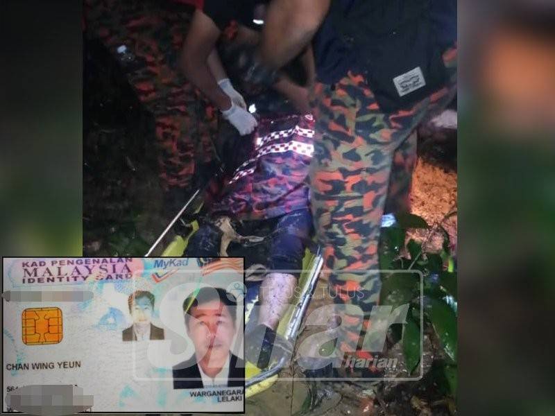 Mangsa meninggal dunia ketika beriadah di hutan simpan berhampiran Taman Damai Utama, semalam.