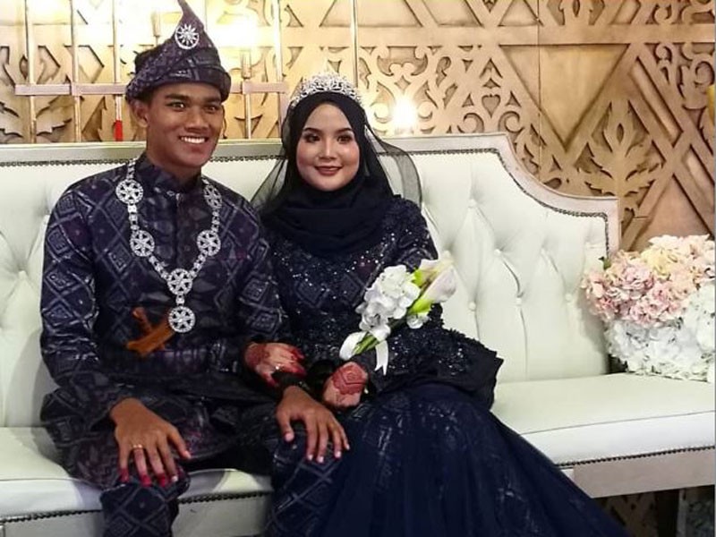 Muhammad Shahrel Fikri dan pasangannya, Nur Hazwani.