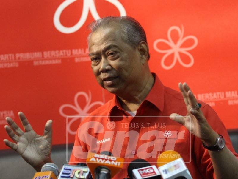 Tan Sri Muhyiddin Yassin. - Foto Asril Aswandi Shukor