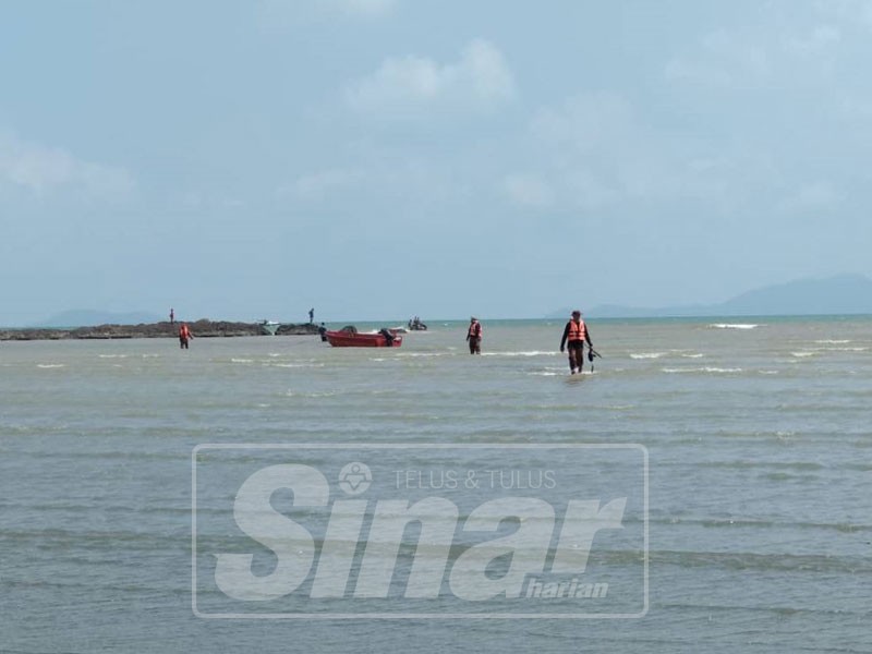 Operasi mencari dan menyelamat yang digerakkan untuk mencari mangsa, semalam.
