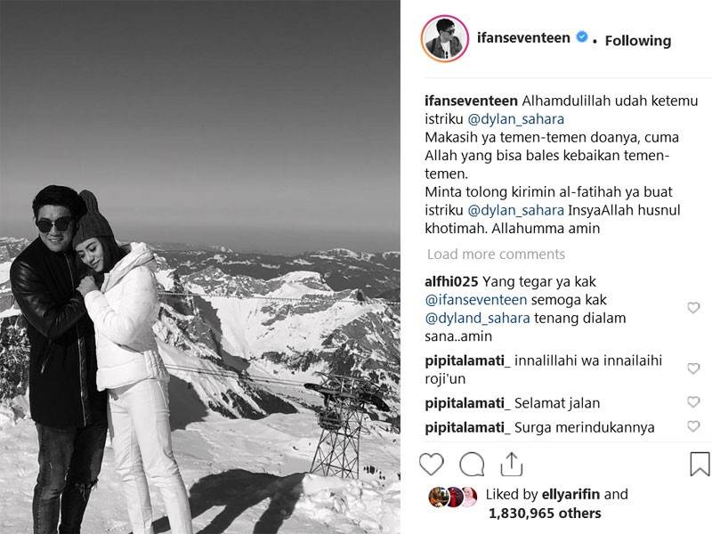 Foto:Instagram Ifan atau Riefian Fajarsyah