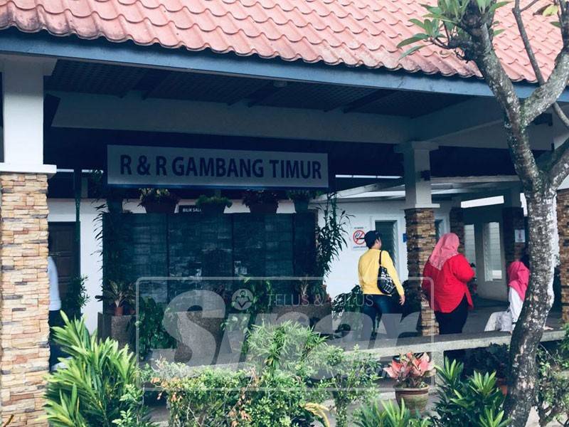 Kawasan R&R Gambang tempat berlakunya pergaduhan yang tular di media sosial, semalam.