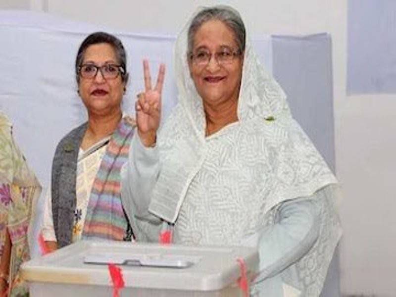 Sheikh Hasina kekal untuk penggal ketiga berturut-turut.