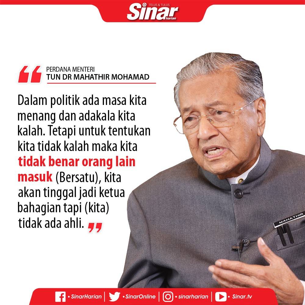 qoute dr mahathir