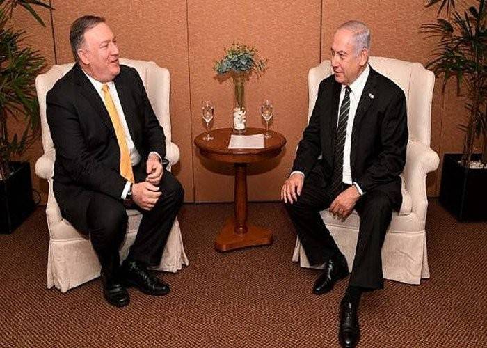 Mike Pompeo (kiri) dan Benjamin Netanyahu. - Foto Avi Ohayon/GPO