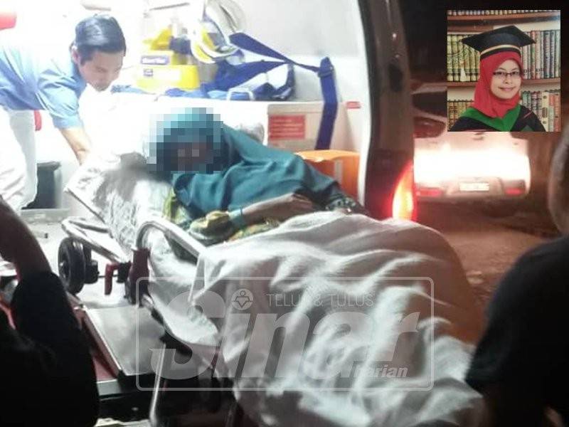 Najiha ditemui dalam lemah di dalam keretanya di Bandar Setiu malam tadi.