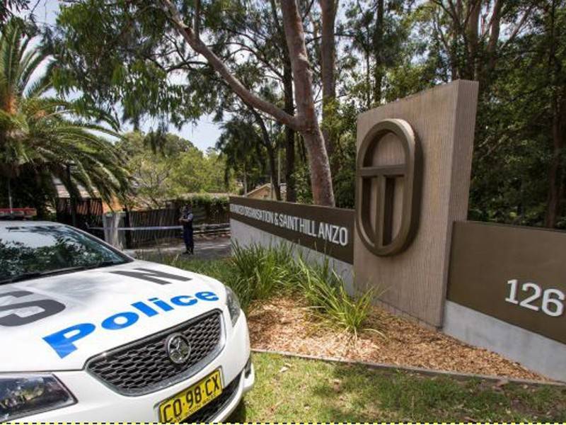 Seorang maut, manakala seorang lagi cedera dalam serangan di pusat Scientology di Sydney hari ini. - Foto ABC