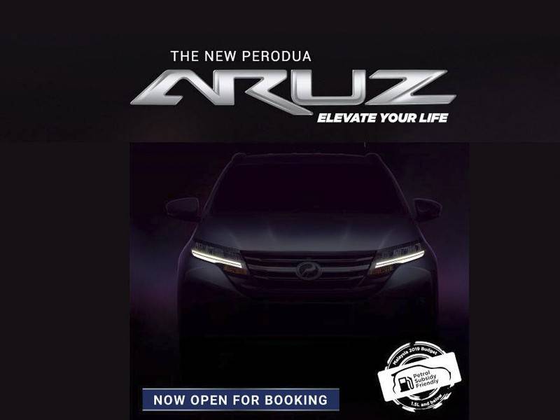 Perodua Aruz dibuka untuk tempahan RM72,200