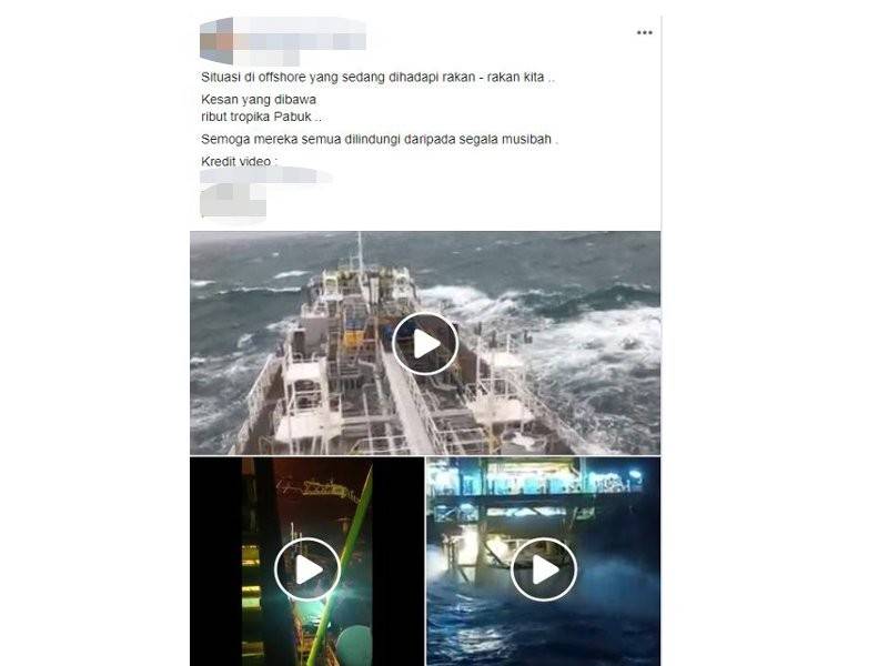 Video yang dimuat naik dan tular di laman sosial.