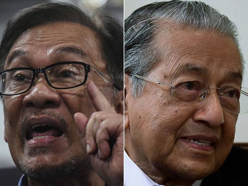 Anwar Ibrahim dan Mahathir Mohamad