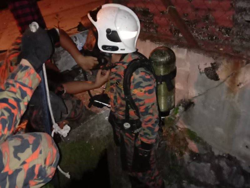 Bomba selamatkan anjing patah kaki