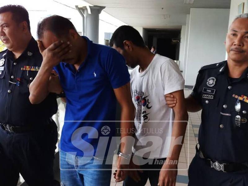 Isshamuddin Idris, 38, dan rakannya Mohd Fittri Abdol Wahab, 34, dijatuhi hukuman penjara lapan tahun dan lima sebatan oleh Mahkamah Sesyen Ayer Keroh, hari ini.