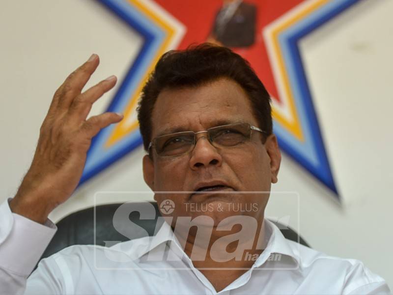 Tan Sri M Kayveas. Foto: SHARIFUDIN ABDUL RAHIM