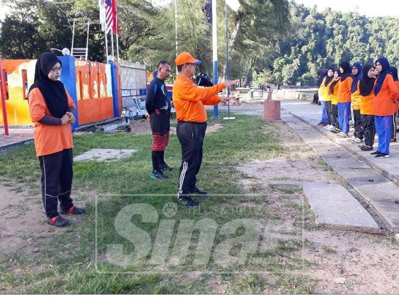 Latihan dijalankan di Pantai Merdeka, Kota Kuala Muda.