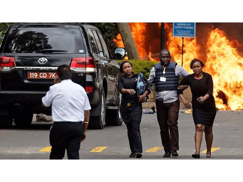 Letupan di sebuah hotel di Nairobi