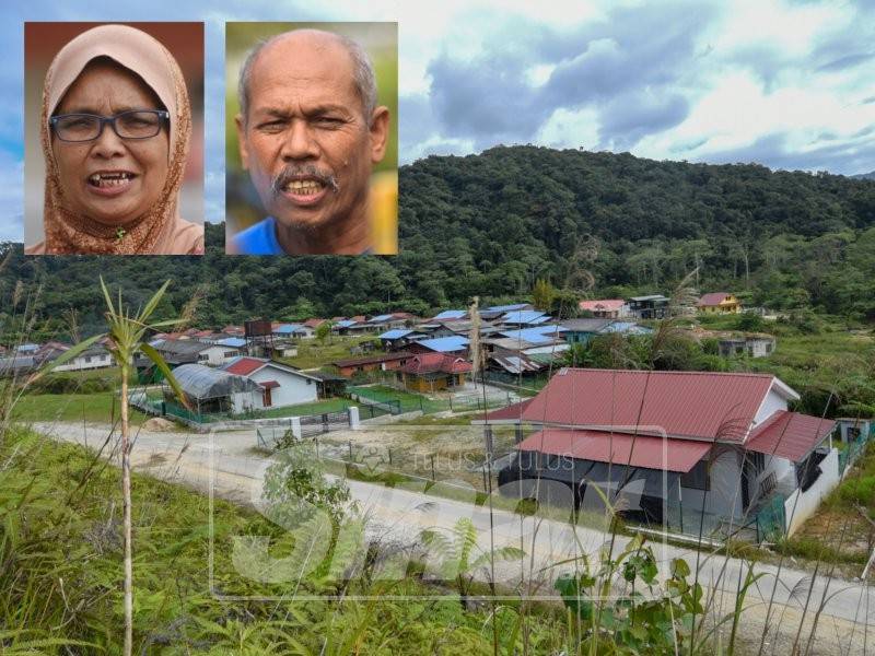 Kampung Mawar Tepian Desa. Gambar kecil, Ramlah & Saleh. - Foto: SHARIFUDIN ABDUL RAHIM