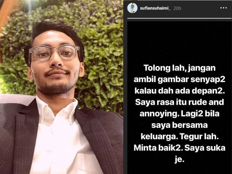 Foto:Instagram Sufian Suhaimi