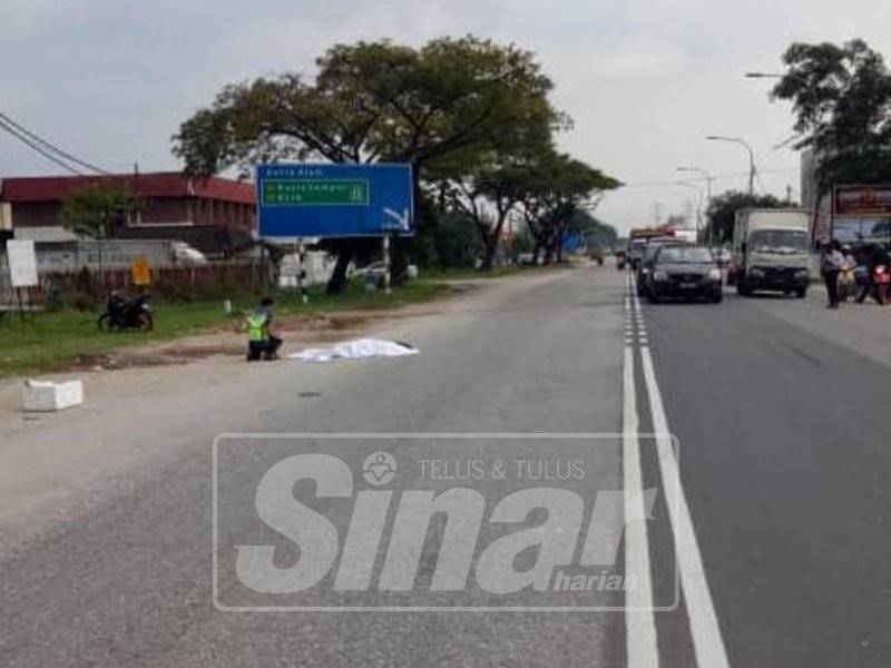 Mangsa maut di lokasi kejadian akibat kerana parah di bahagian kepala.
