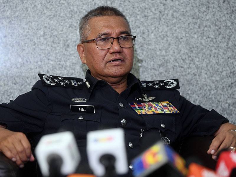 Ketua Polis Negara Tan Sri Mohamad Fuzi Harun - Foto Bernama