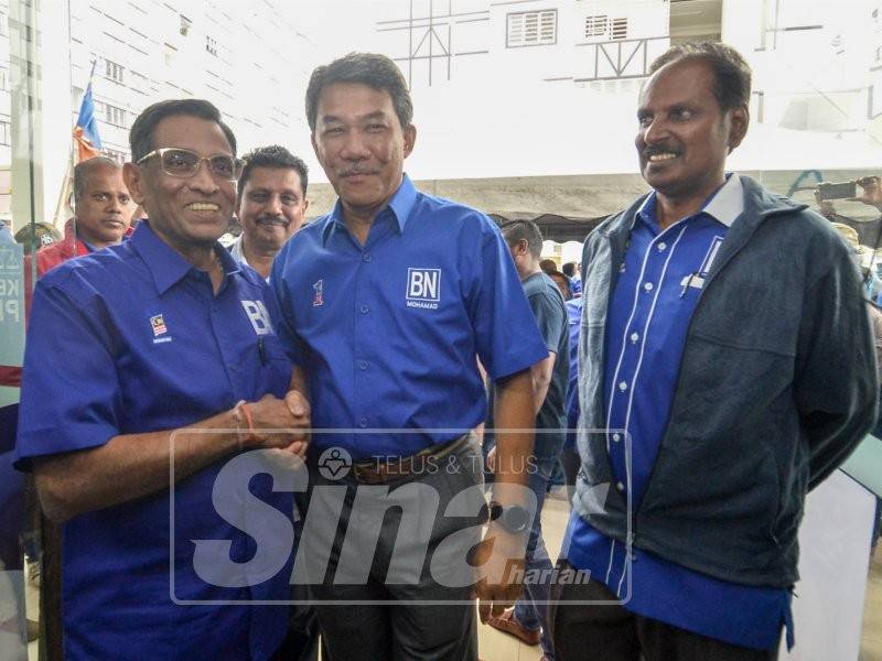 Mohamad hadir ke Bilik Gerakan MIC Tanah Rata hari ini. Foto Sinar Harian: SHARIFUDIN ABDUL RAHIM