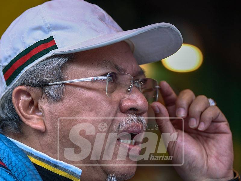 Annuar bercakap pada media ketika sidang media di Restoran Bunda Tanah Rata. Foto Sinar Harian: SHARIFUDIN ABDUL RAHIM