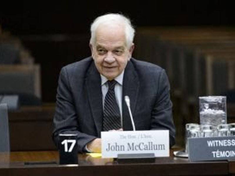 John McCallum.- Foto Canadian Press
