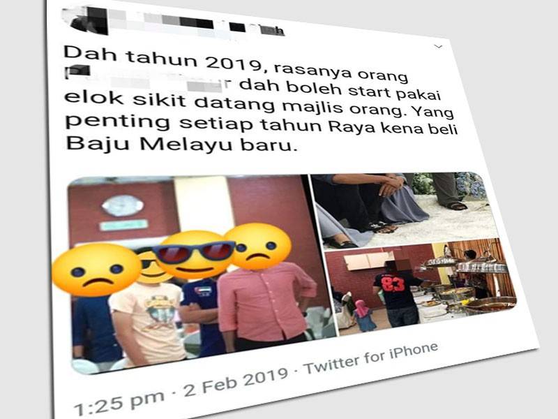 Paparan Facebook netizen 