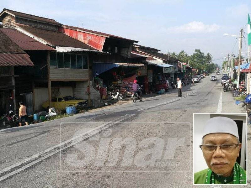 Keadaan pekan kecil Titi Serong yang uzur dan masih di takuk lama menyukarkan usaha kerajaan memacu peningkatan kegiatan ekonomi setempat sekaligus meningkatkan taraf kehidupan penduduk. Gambar kecil: Abu Bakar Hussain.