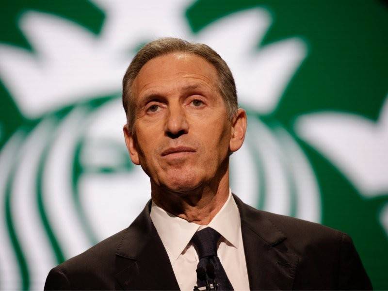 Bekas CEO Starbucks, Howard Schultz.