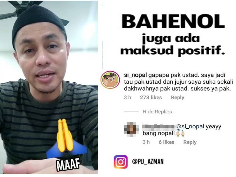 Kenyataan PU Azman dan Si Nopal.