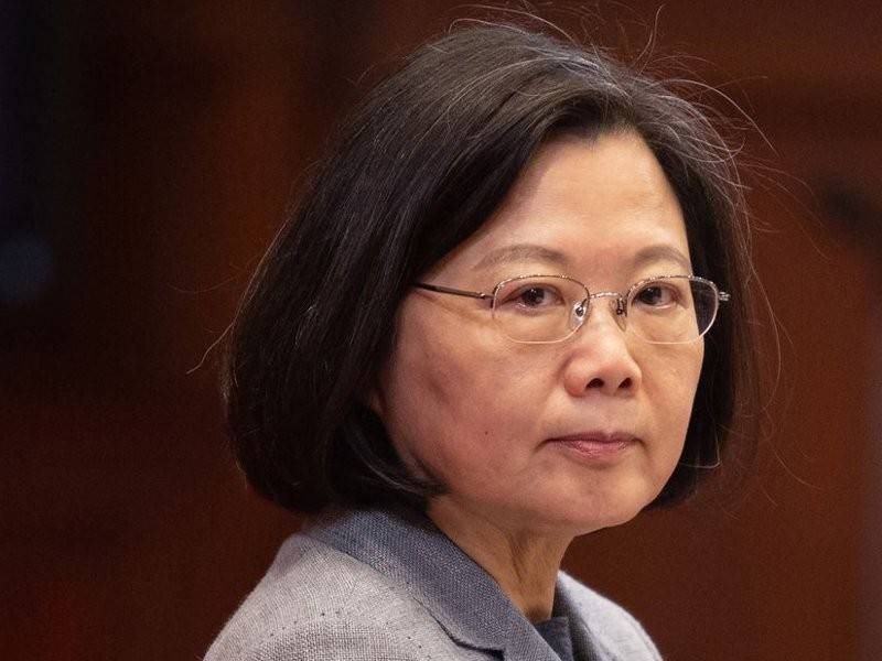 Tsai Ing-wen menjadi presiden wanita pertama dilantik pada 2016.