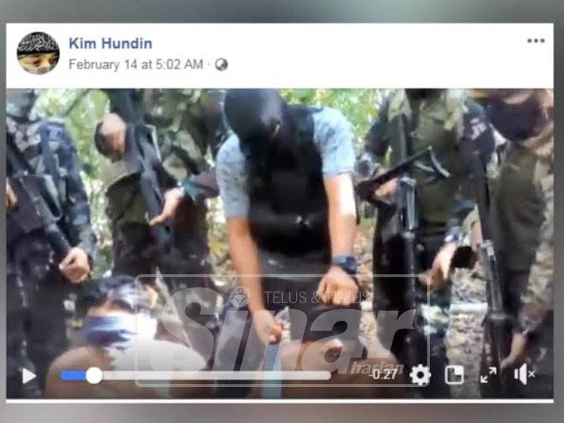 VIDEO yang dimuat naik seorang pengguna dengan nama Kim Hundin