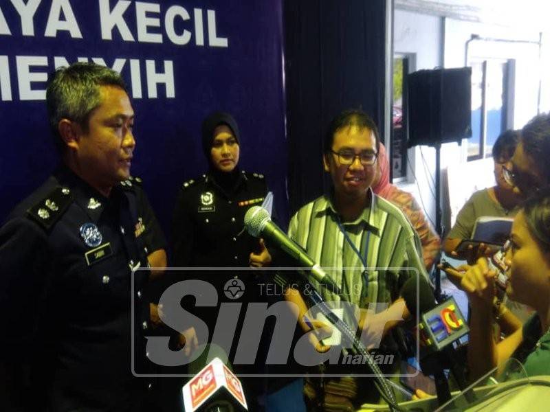 Mohd Sabri mengesahkan menerima laporan kes simbah cat.