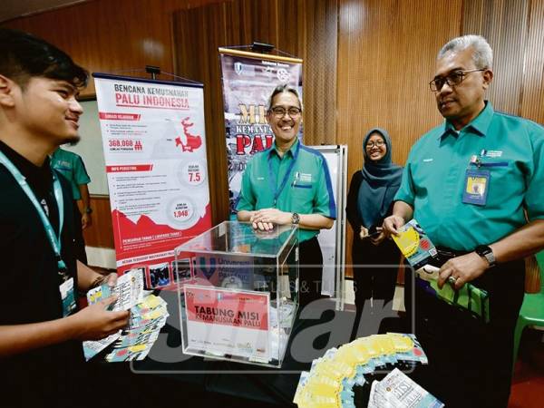 Dr Daing Nasir Ibrahim melancarkan Tabung Misi Kemanusiaan Palu bersempena Majlis Amanat Tahunan Naib Canselor 2019.