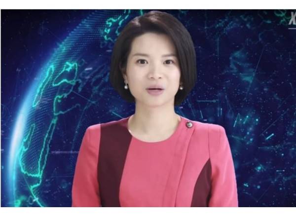 Xin Xiaomeng itu dihasilkan berdasarkan imej pembaca berita sebenar, Qu Meng.