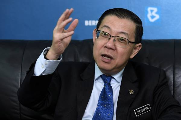 Lim Guan Eng -Foto Bernama