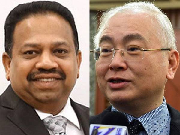 Tan Sri SA Vigneswaran dan Datuk Seri Dr Wee Ka Siong 