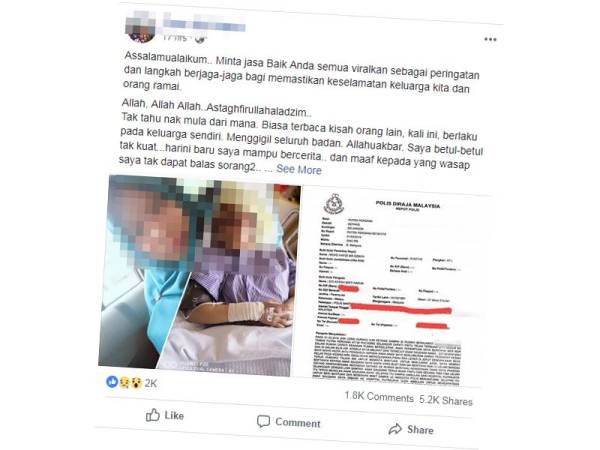 Kemaskini status yang dimuat naik oleh Siti Afipah